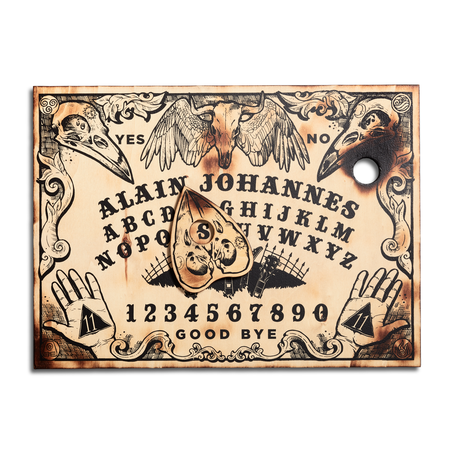 Ouija Board with Planchet - Alain Johannes